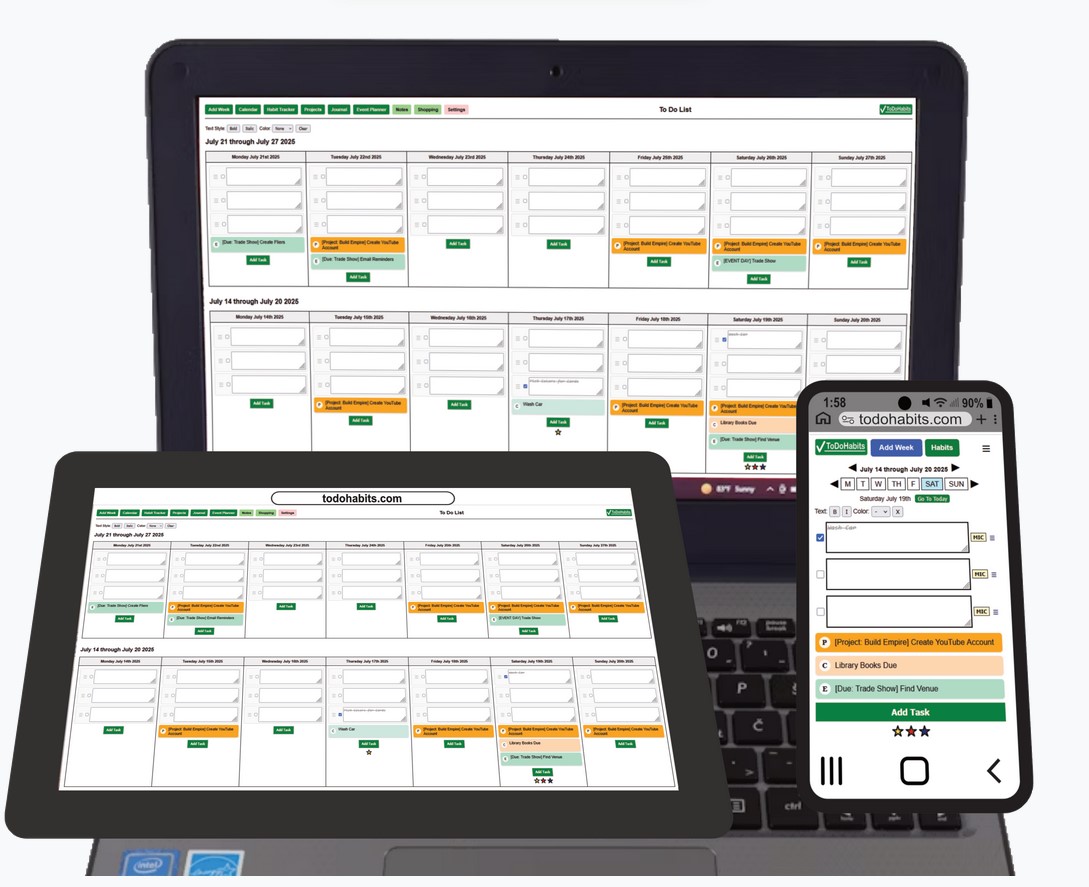 Todohabits.com To Do List